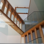 Glass Around Staircase
