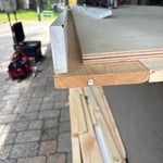 Concrete/epoxy countertop