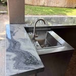 Concrete/epoxy countertop