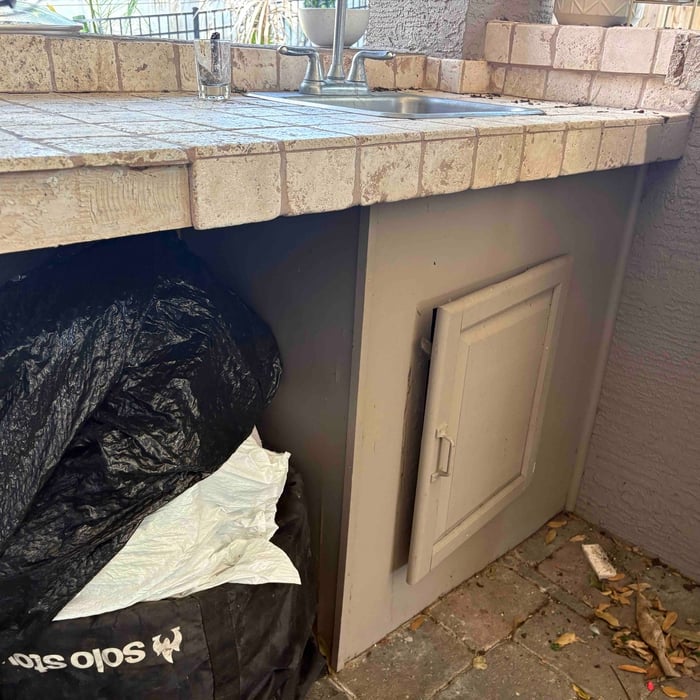 Concrete/epoxy countertop
