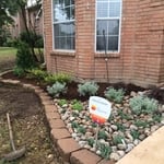 Completed Landscaping with Hardy Perennials