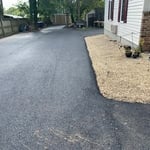 New asphalt driveways