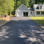 New asphalt driveways