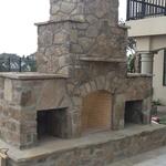 Outdoor fireplace