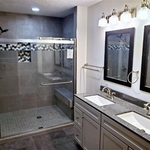 Grey Pearl Custom Bath Finished
