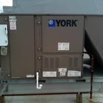 Rooftop hvac system install