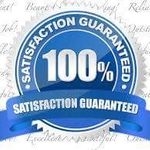 100% Satisfaction guaranteed
