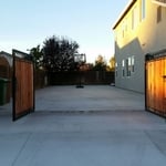 fully accessible back yard