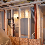 Basement project before photo