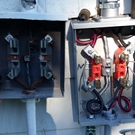 old and new meter socket
