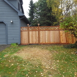 Cedar fence
