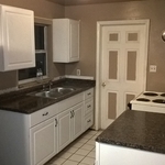 cabinets and counters installed