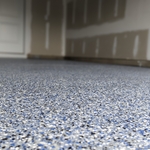 Sapphire Garage Flake Epoxy