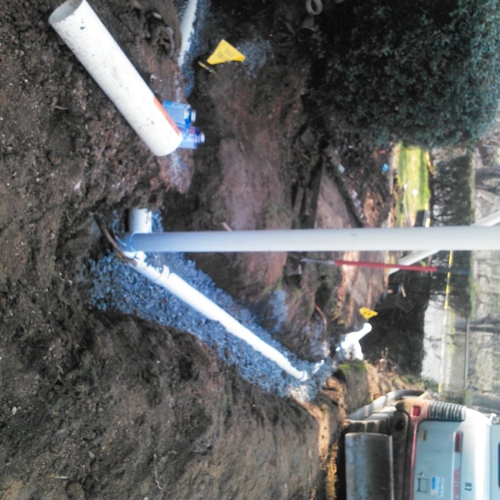 new sewer line