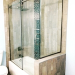 Modern Shower with Glass Enclosure