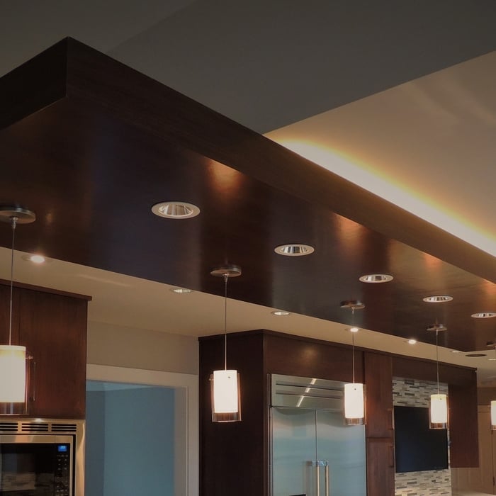 Walnut Kitchen Soffit