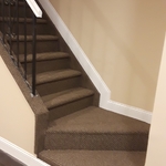CARPET INSTALLED ON STEPS