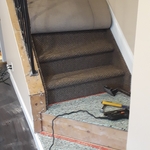 CARPET INSTALLED ON STEPS