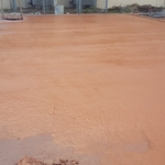 Stamped concrete patio