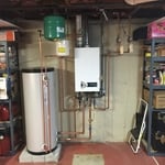 wall hung boiler and indirect water heater