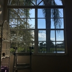 Colonial Style Window Half Tinted