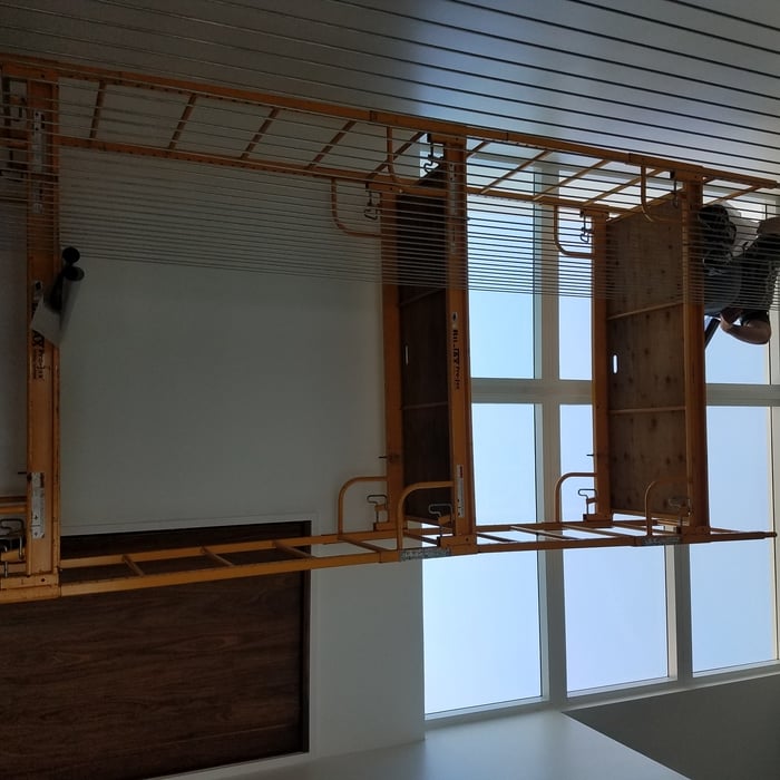 Windows 16 feet up