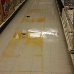 Unwaxed floor
