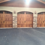 Wood door look