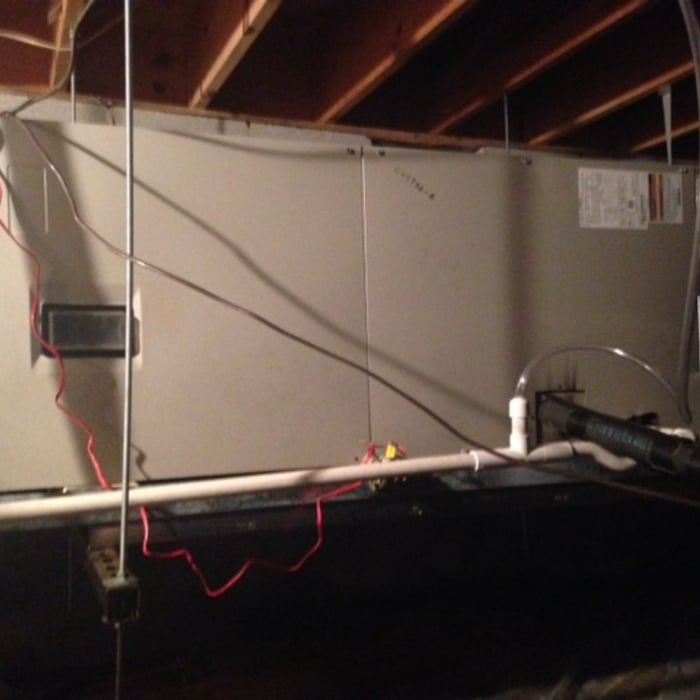 Installed float switch