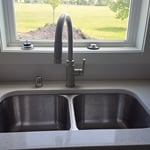 Kitchen faucet install
