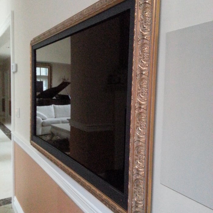 Framed TV & Surround Sound