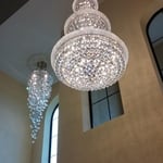 Chandelier installation