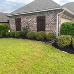 After trim and Black Mulch