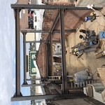 Steel moment frame.