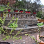 Residential retaining wall and seating wall