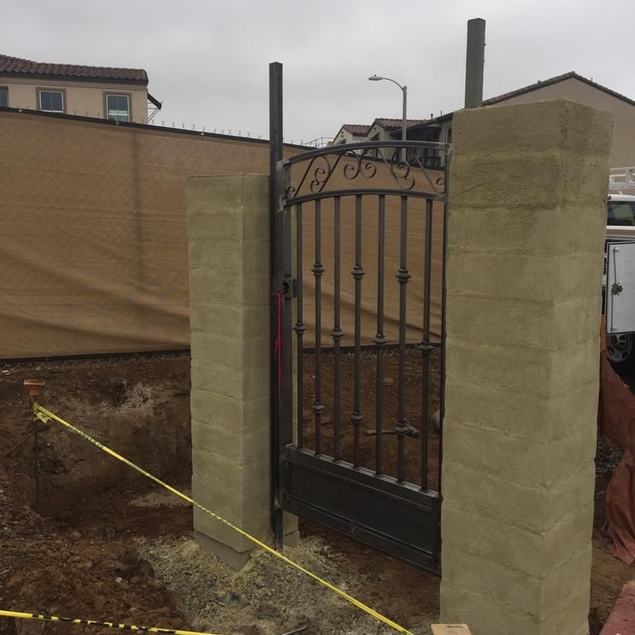 Matching pedestrian gate