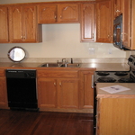 Newly relocated and installed kitchen