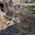 Excavation in progress