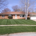 Mowed and Trimmed Lawn