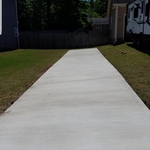 concrete driveway