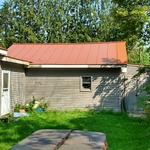 Before siding, windows, and lattice installation