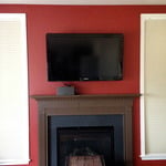 Feature Wall with smart TV