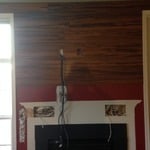 Feature Wall with smart TV