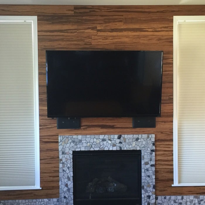 Feature Wall with smart TV
