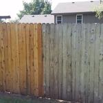 Fence Before and After