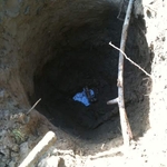 Six foot stop and waste repair