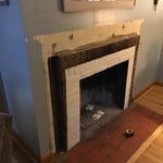 old fire place