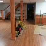 Kitchen area almost finished