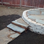 flagstone patio