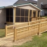 screened porch ramp